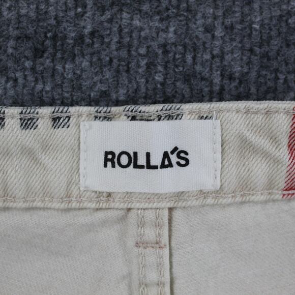 Rollas Jeans Womens 28 Original Straight Coca Cola High Rise Retro Streetwear - Picture 8 of 16